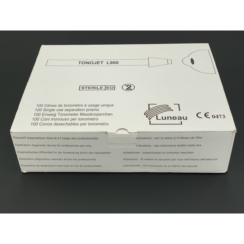 LUNEAU TONOJET L900 : Einweg-Tonometer-Messkörper (100x)